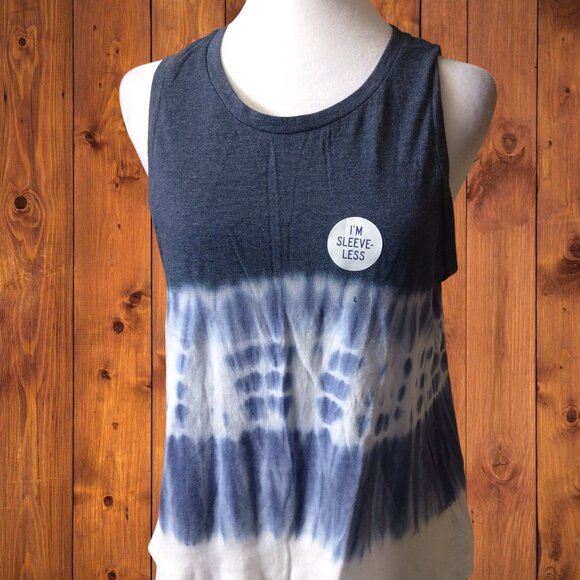 AEROPOSTALE PERFECT TANK WOMEN'S LARGE SLEEVELESS PULLOVER TIE DYE TANK TOP NEW - Picture 2 of 4